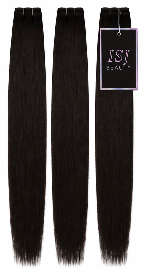 ISJ Beauty Ready-to-Ship Hair Bundle Sets – Jet Black Straight