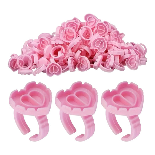 Disposable Lash Glue Rings 50pc