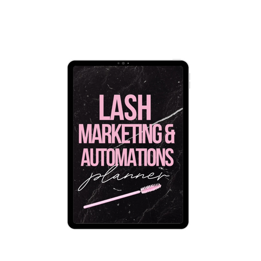 Lash Marketing & Automations Planner